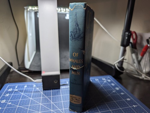 Of Whales And Men By R B Robertson 1954 Illustrated HC/DJ 1st Edition Whaling - Picture 2 of 5