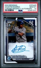 2024 Bowman Chrome Prospect Auto Agustin Ramirez #CPA-AR PSA 10 GEM MT
