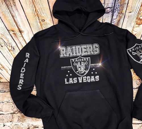 Sudadera Unisex Las Vegas Raiders Todos los Estilos Nueva S-3X Sudadera con Capucha Cuello Redondo Cremallera - Imagen 5 de 12