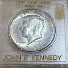 1964 Kennedy Half Dollar 50C First State Bank Greenal Iowa Uncertified