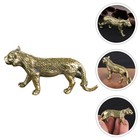 3pcs wear-resistente Tiger Haushalt Tiger Figur dekoratives Messing