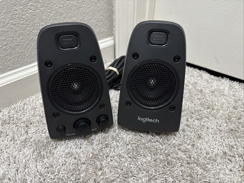 Logitech THX Z623 Z625 Left And Right Satellite Control Speakers, NO SUBWOOFER