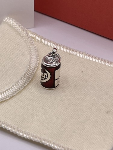 James Avery Sterling Silver Enamel Dr. Pepper Can Charm - Picture 3 of 6