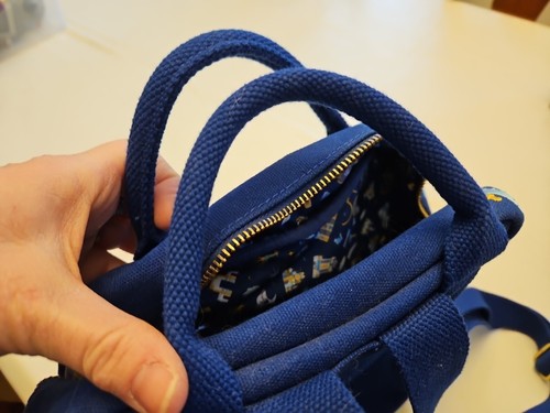 50th Anniversary Blue Canvas Loungefly Mini Backpack Walt Disney World Parks - Picture 6 of 9