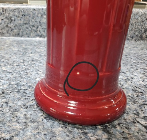 Fiesta Cinnabar 8" Vase RETIRED - Picture 9 of 9