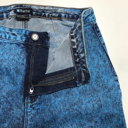 Tractor Womens Skinny High Rise Jegging Acid Wash Fitted Soft Denim Jeans Sz 14 - Picture 5 of 13