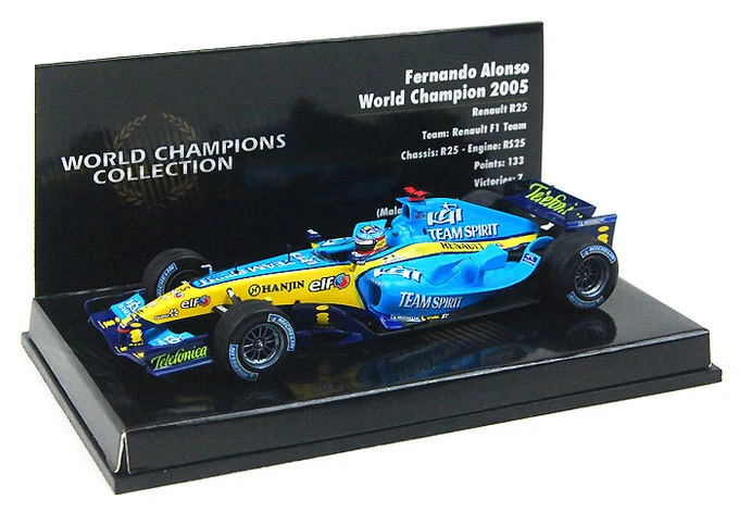 Minichamps Renault R25 #5 2005 - Fernando Alonso F1. World Champion 1/43 Scale - Image 3 of 4