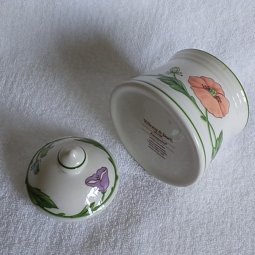 Amapola pattern by Villeroy@Boch Bavaria Germany Sugar Bowl 1980s. - Picture 8 of 12