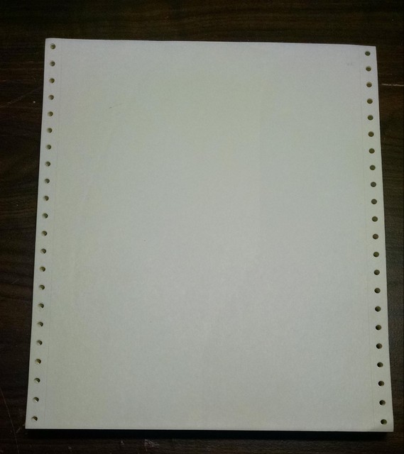 x 11/" Continuous Feed Tractor 2500 Sheets Dot Matrix Printer Paper 9.5/" 8.5/"