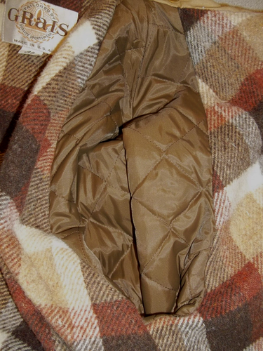 Vtg Tailored By GRAIS Mens Light Brown Coat Jacket Size 44 Reg Lined Made In USA - Picture 9 of 11