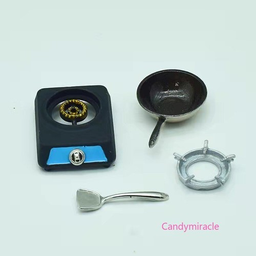 3 Stück Maßstab 1:12 Puppenhaus Miniatur Küche Küchenutensilien Zubehör Metall - Bild 2 von 6