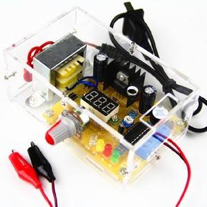 LM317 1.25V-12V Adjustable Regulated Voltage Power Supply US Plug DIY Kits CA