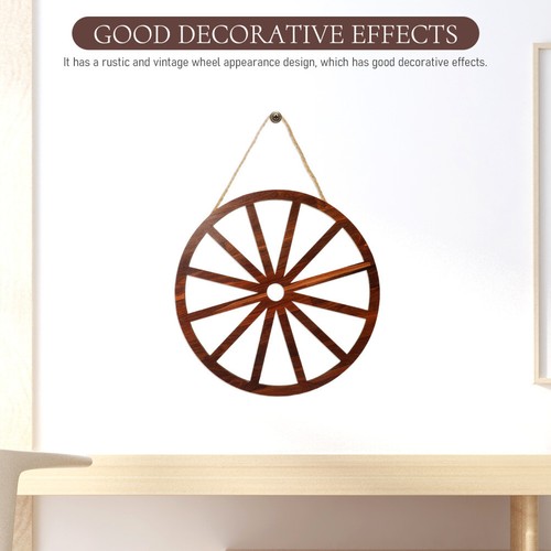 2 pezzi ruota in legno decorazione carro ruota decorazione parete arte decorazione - Foto 12 di 12