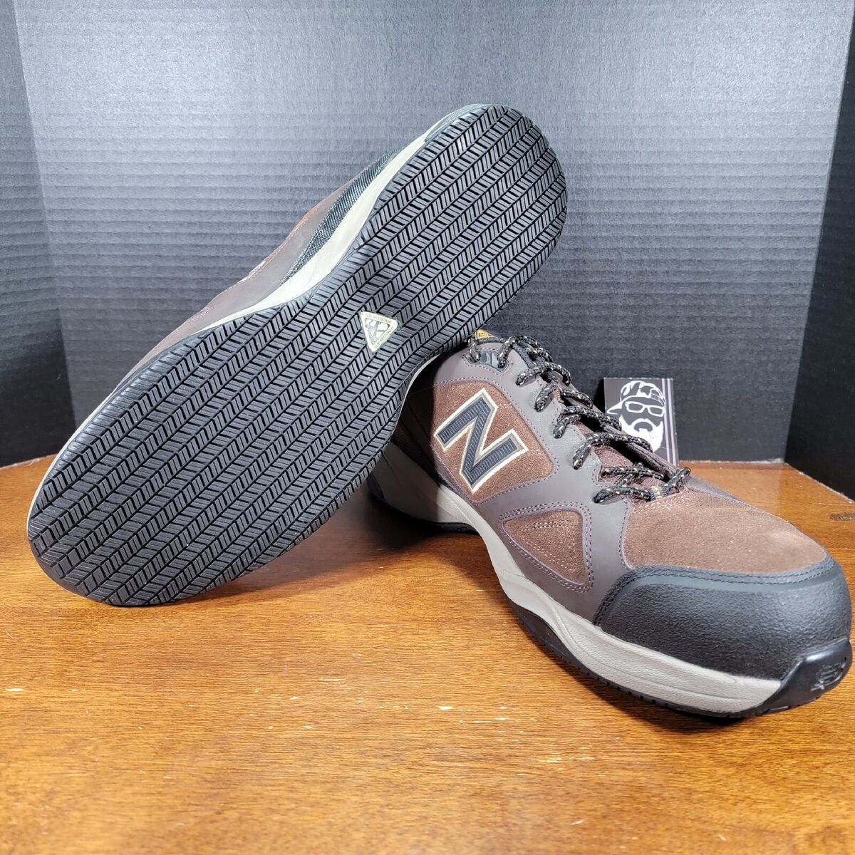 New Balance Men s Steel Toe 627 V2 Industrial Shoe Size 17 Brown Black MID62702