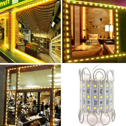 Warm 10-200ft 5050 5054 SMD LED Module Light Storefront Window Letter Sign Lamp - Picture 21 of 36