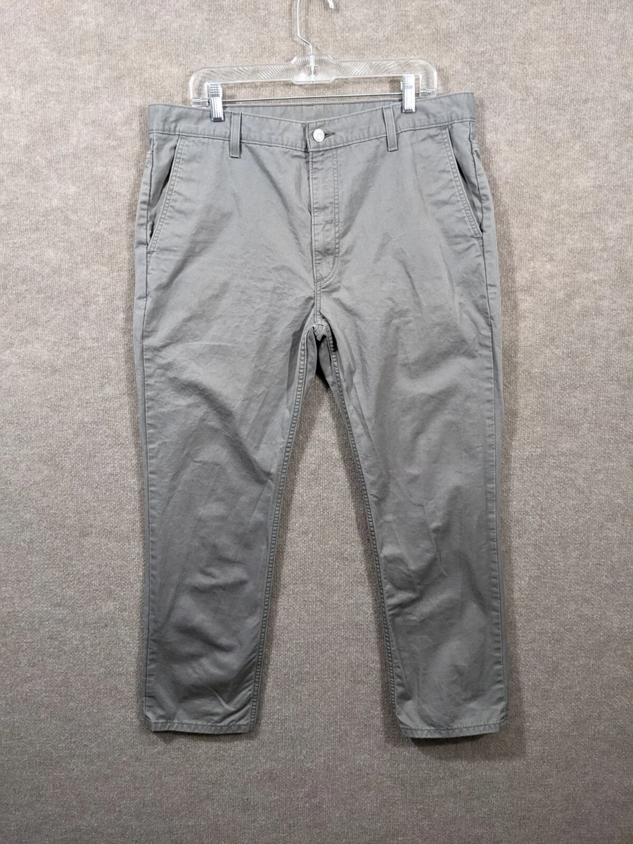 Levis Mens Pants 38x30 Slim Fit Chino Gray Casual Semi Formal Leisurewear *  | eBay