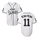 Sandlot Baseball Jersey Yeah-Yeah #11 Stitched White / Black Men's Size 2XL XXL