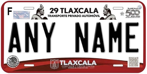 Mexico Any State Any Name Customized Novelty Auto License Plate Set-A - Picture 31 of 34