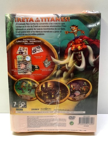 CRASH LUCHA DE TITANES MONSTER EDICION - SONY PS2 NEW SEALED PAL ESPANA VERSION - Picture 2 of 11
