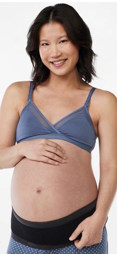 NEU M-L Schwarz Umstands Stützgürtel Schwanger Rücken Bauchbandage Entlastung - Bild 3 von 4