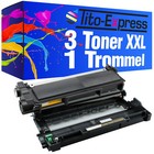 Trommel & 3 Toner XXL PlatinumSerie für Brother TN2320 DCP-L 2560 DW DCP-L 2700 