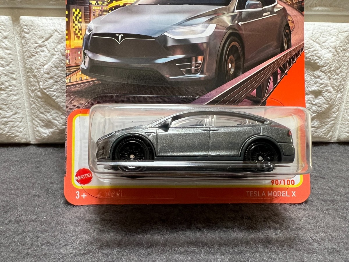 テスラX2台 TESLA MODEL X テスラ モデルX マッチボックス 白2