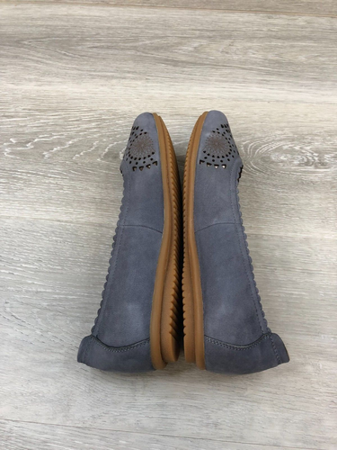 Josef Seibel Pippa Damen Ballerinas flach blau Leder 6,5 perforiert Komfortschuhe - Bild 4 von 11