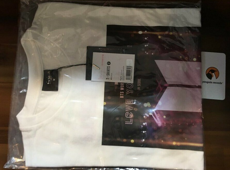 BTS WORLD TOUR LOVE YOURSELF IN SEOUL OFFICIAL MD T-SHIRT