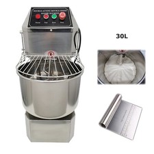 110V 30L Commercial Stainless Steel Double Speed Double Action Dough Mixer