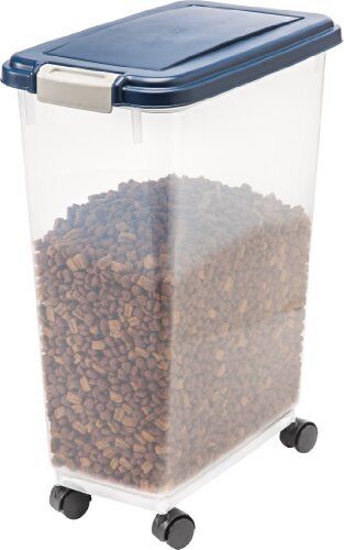IRIS USA 37.5 Lbs / 47 Qt WeatherPro Airtight Pet Food Storage Container with... - Picture 1 of 9