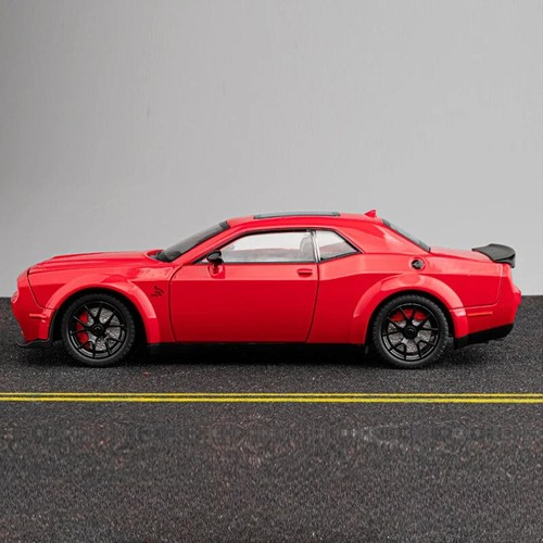 Simualtion 1:24 Dodge Challenger Hellcat Redeye Alu Auto Modell Sound und Licht - Bild 13 von 29