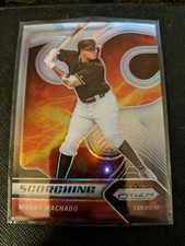 2020 Prizm Scorching Silver Prizm #S-8 Manny Machado - San Diego Padres