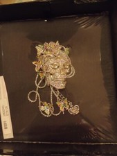 Butler & Wilson Skeleton Gothic lariat Butterfly skull New Halloween