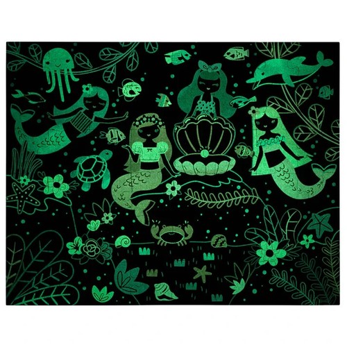 Stephen Joseph - Puzzle Brilla en la Oscuridad - Sirenas - ¡Nuevo! - Imagen 3 de 6