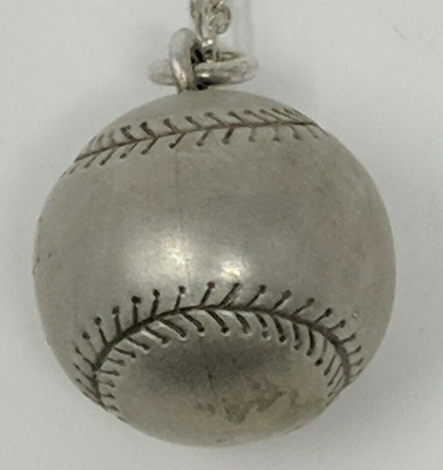 Engraved clearance baseball necklace