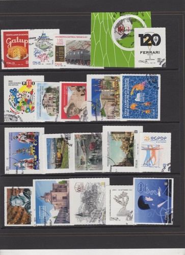 Italian Republic Complete Used Year 2022 With Sheet Milan Don Orione - Picture 2 of 7