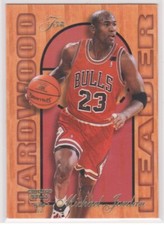 1995-96  MICHAEL JORDAN - FLAIR HARDWOOD LEADERS - Card # 4 - CHICAGO BULLS