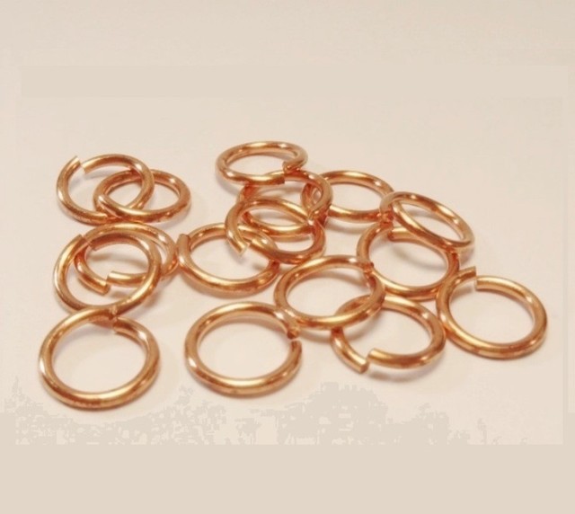 pkg of 350-1 Oz 20 Ga Vintage BRASS JUMP RINGS 7 MM O//D Brass Saw-Cut