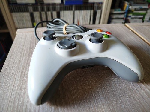Microsoft Xbox 360 Manette Filaire Blanche Semi HS Ne Fonctionne Pas - Photo 7/11