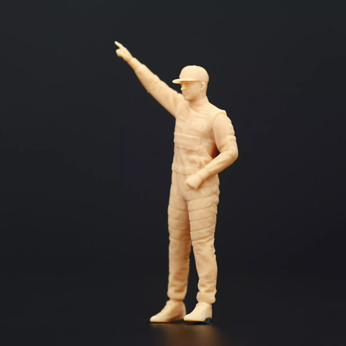 3D print1/87 1/64 1/43 unpaint racer driver fit diorama car sand table - Picture 18 of 22