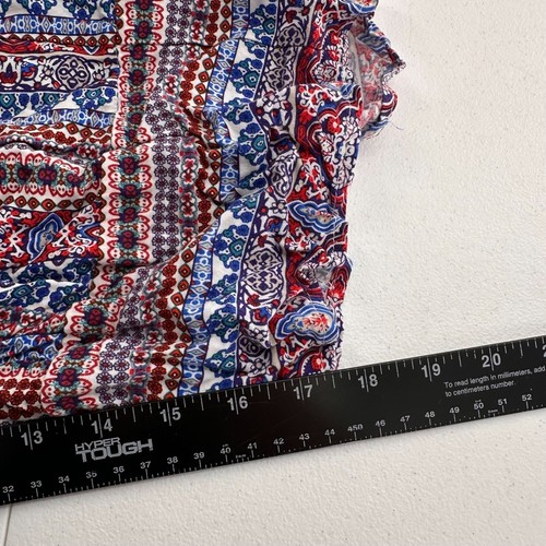 Shinestar Sleeveless Boho Print Jumpsuit Adjustable Straps XL Pants Western a - Picture 5 of 12