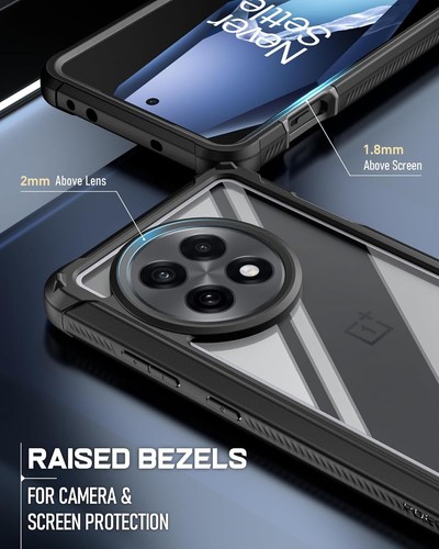 Poetic Case For OnePlus 13R With Built-in Screen Shockproof Rugged Clear Cover - Picture 15 of 30