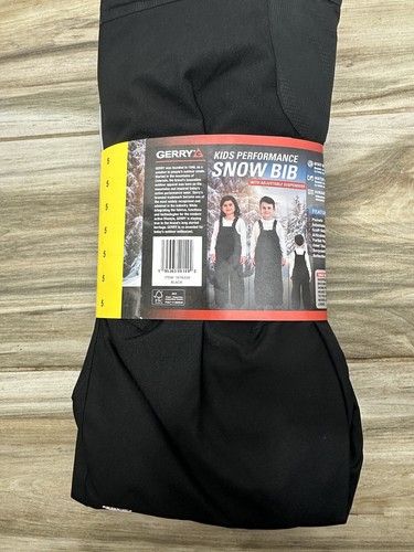 Gerry Performance SNOW BIB mit verstellbaren Hosenträgern Größe 5 Kinder schwarz - Bild 4 von 7