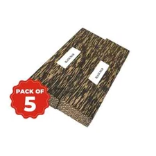 5 Pcs, Black Palm Knife Scale/Handle 5x 1-1/2x 3/8 Tool Blank Book Matched 