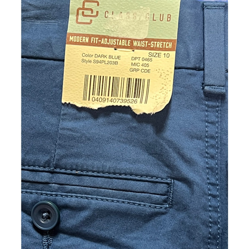 Class Club Girls Casual Pants Blue Adjustable Waist Stretch Modern fit 10 New - Picture 8 of 9