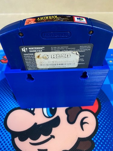 Nintendo 64 Game Display Stand, 3D Printed - 4 N64 Game Cartridges - Wall Mount! - Picture 30 of 37