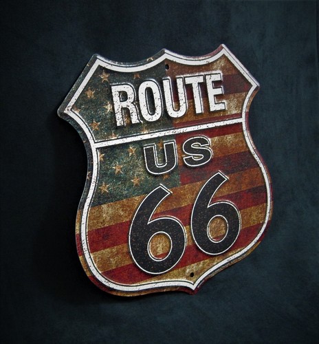 leeg ondernemen Irrigatie ROUTE 66 Stars & Stripes -*US MADE* Embossed Sign Man Cave Garage Bar Wall Decor | eBay leeg ondernemen Irrigatie ROUTE 66 Stars & Stripes -*US MADE* Embossed Sign Man Cave Garage Bar Wall Decor | eBay