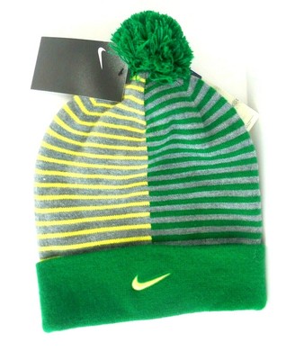 Nike Oregon Ducks Reversible Beanie Pom Hat 14389227965 | eBay