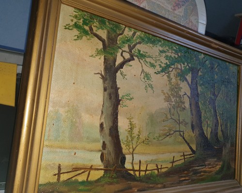 Altes Antikes Gemälde Ölgemälde✨️19. Jahrhundert 🖼 Maler: K.M. Thiede✨Nachlass - Bild 7 von 12