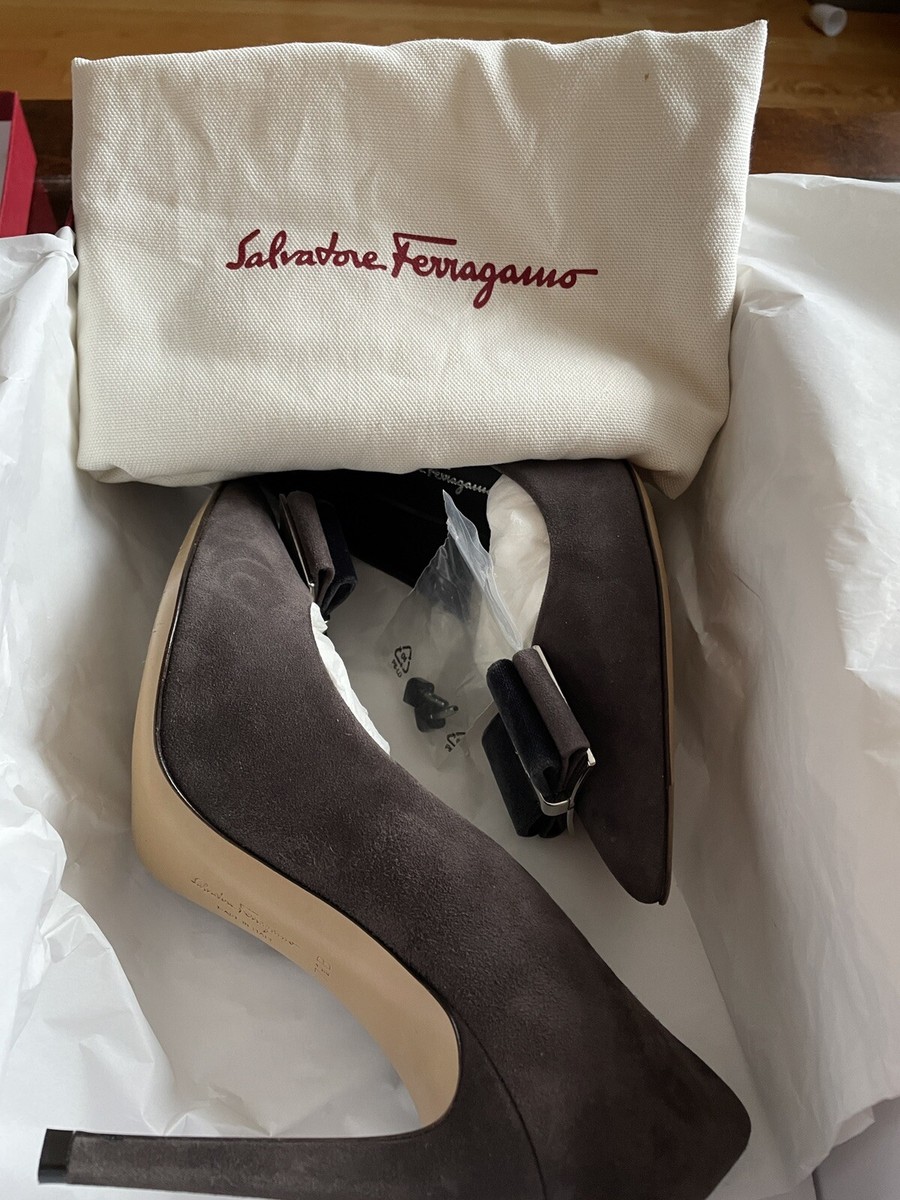 Ferragamo♪SALE♪0769615 Ballet flats Salvatore Ferragamo Black size 39.5 IT in Suede